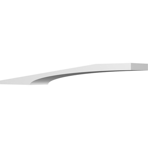 Ekena Millwork 5 1/2-in. W x 34-in. D x 40-in. H Westlake Architectural Grade PVC Knee Brace BRCP055X34X40WTL - main